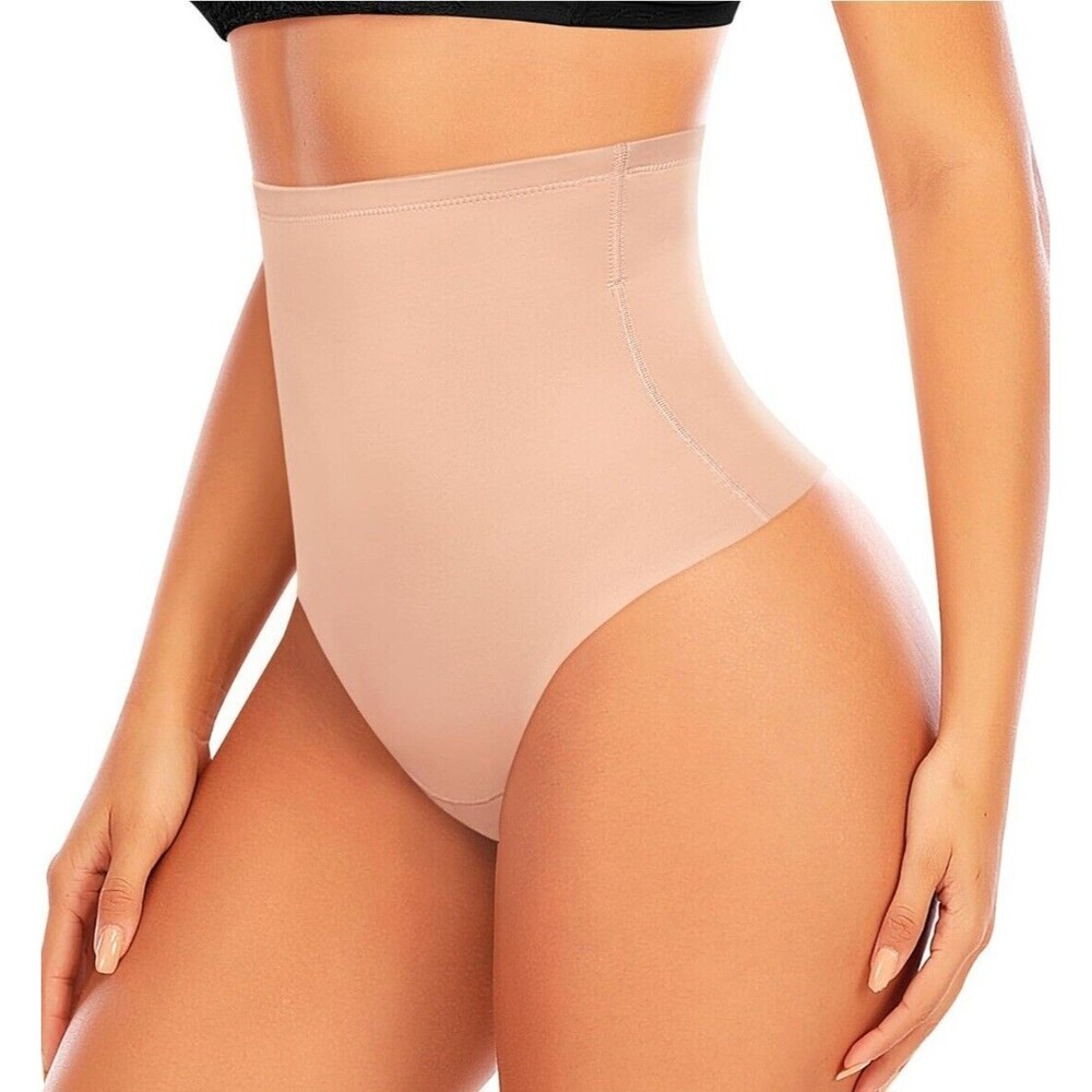 Tummy Control Thong Shapewear For Women High Waist Shaping Thong Panties Body.